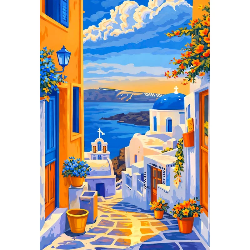 Peinture par Numéros Ponton Fleuri