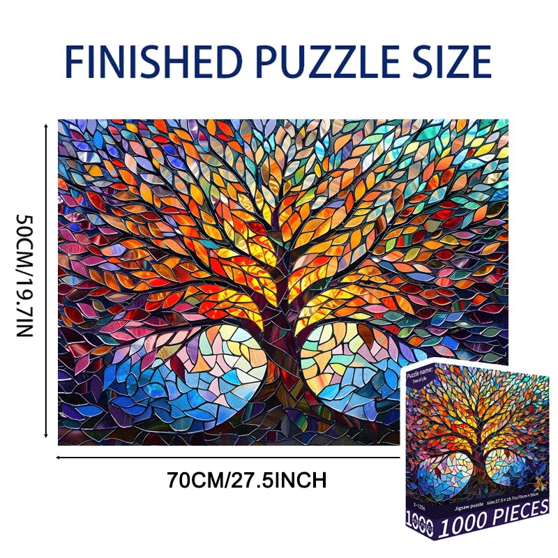 Puzzle Arbre Flamboyant — 1000 Pièces
