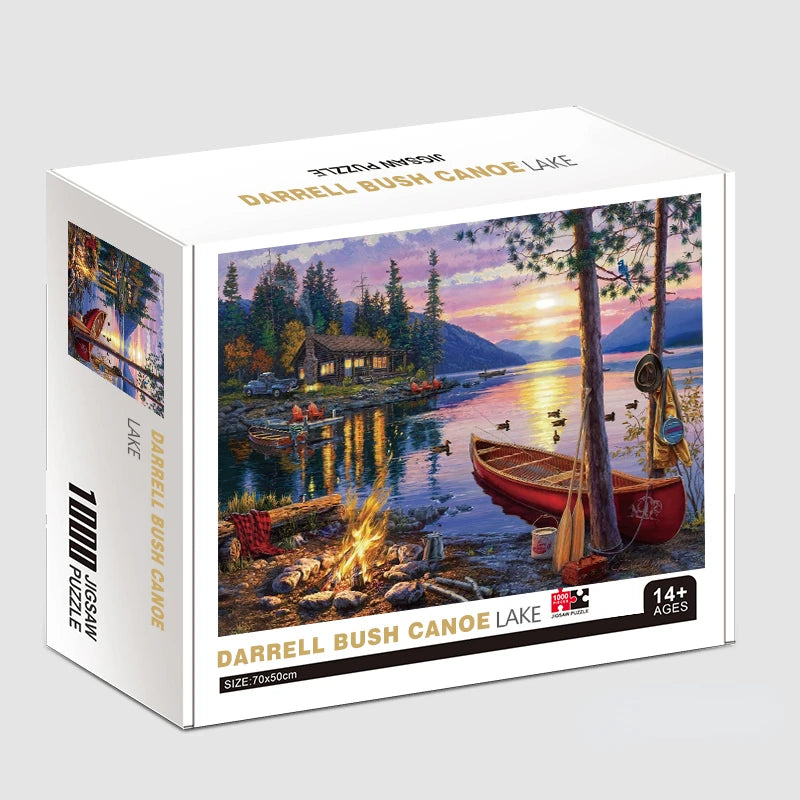 Puzzle Paysages & Chefs-d'Œuvre — 1000 Pièces