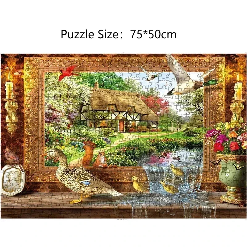 Puzzle Château Gothique — 1000 Pièces