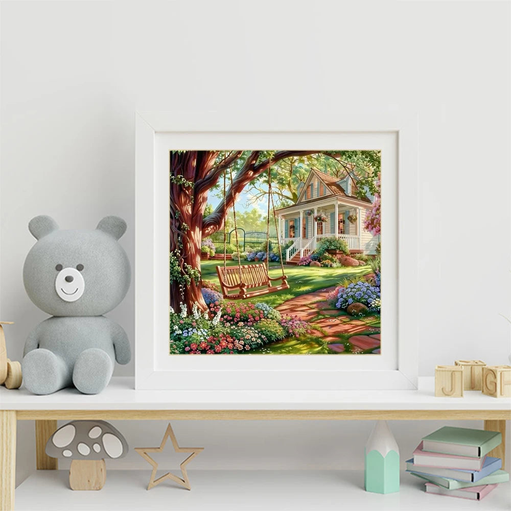 Diamond Painting Cottage Fleuri