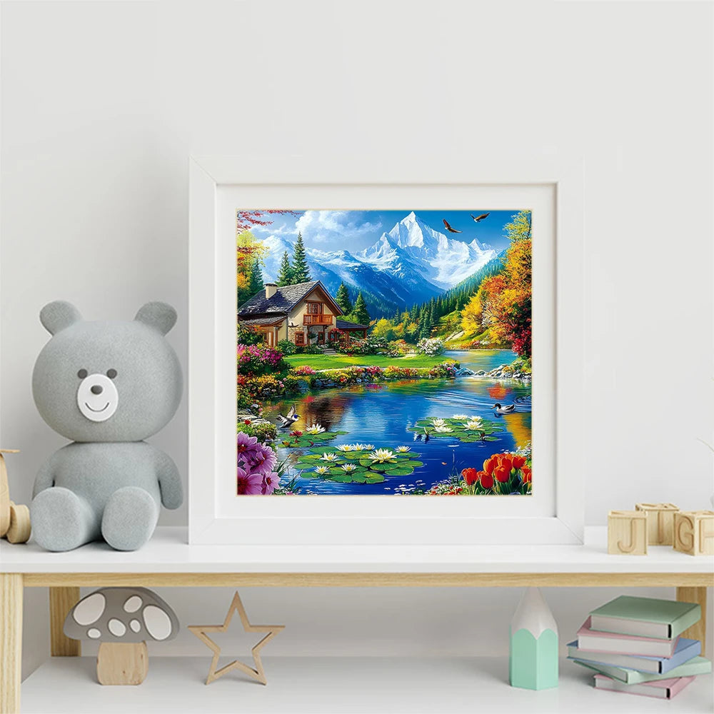 Diamond Painting Maison en Montagne