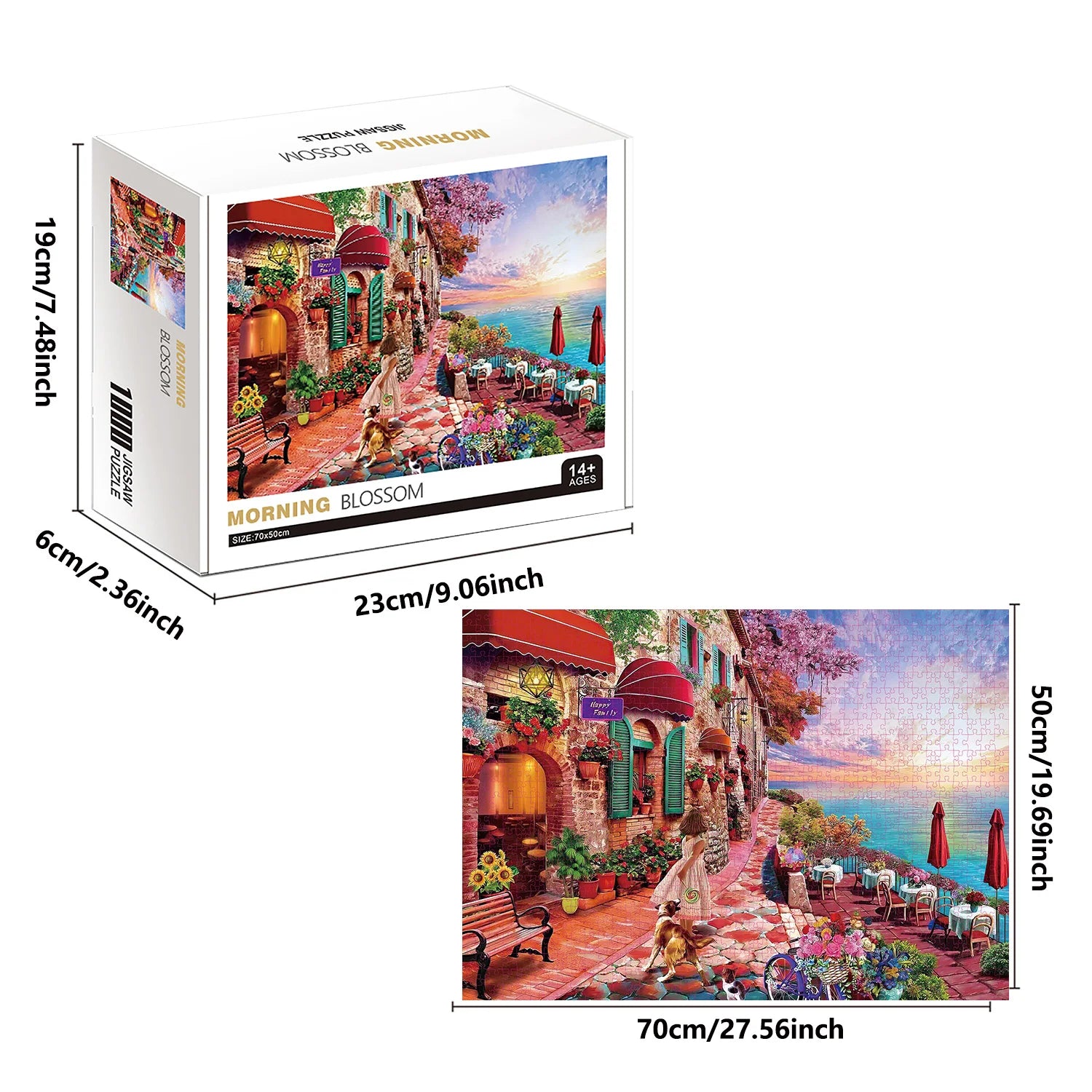 Puzzle Terrasse au Bord de Mer — 1000 Pièces