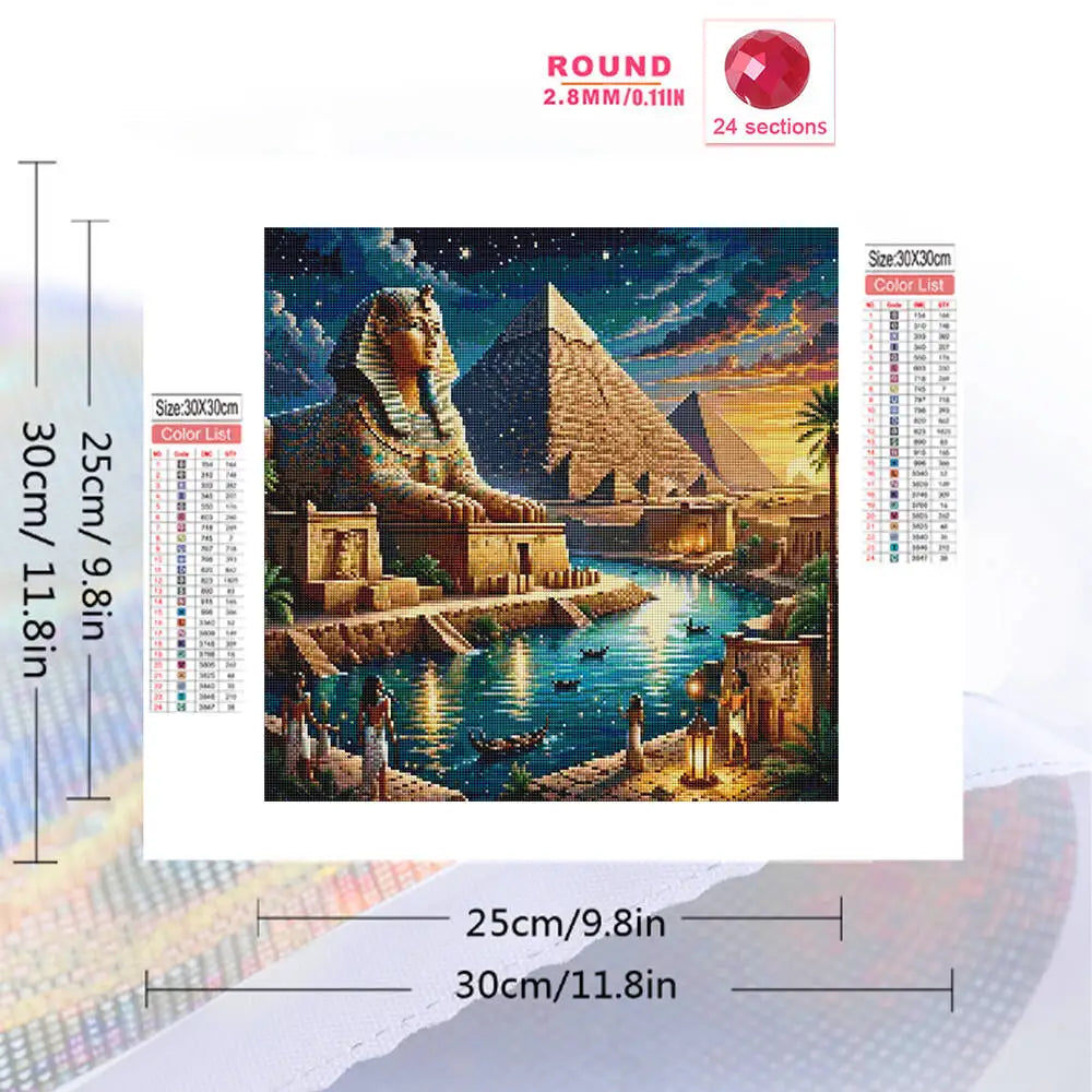 Diamond Painting Pyramides d'Égypte