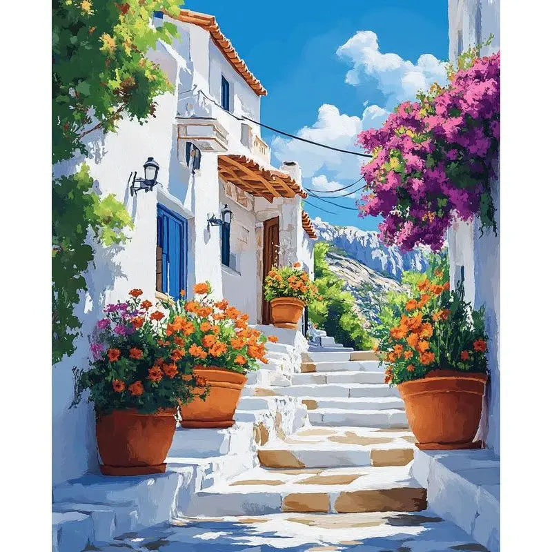 Peinture par Numéros Porte Violette
