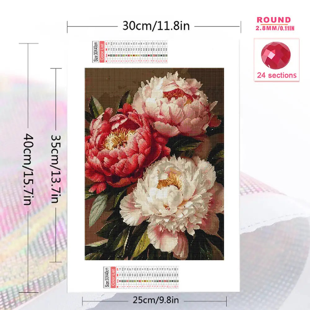 Diamond Painting Pivoines
