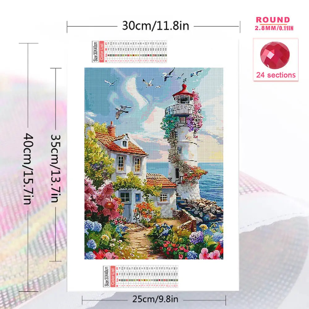 Diamond Painting Phare au Bord de Mer