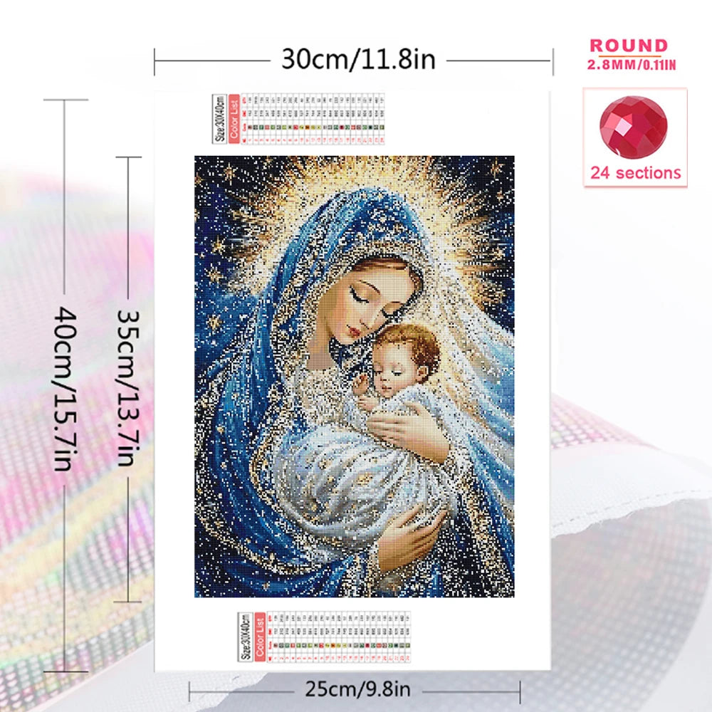 Diamond Painting Vierge à l'Enfant