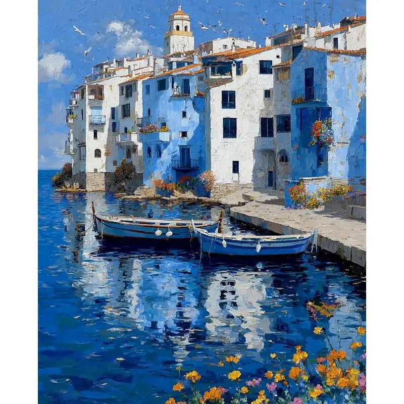 Peinture par Numéros Façade Lilas