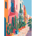 Peinture par Numéros Ruelle aux Cactus
