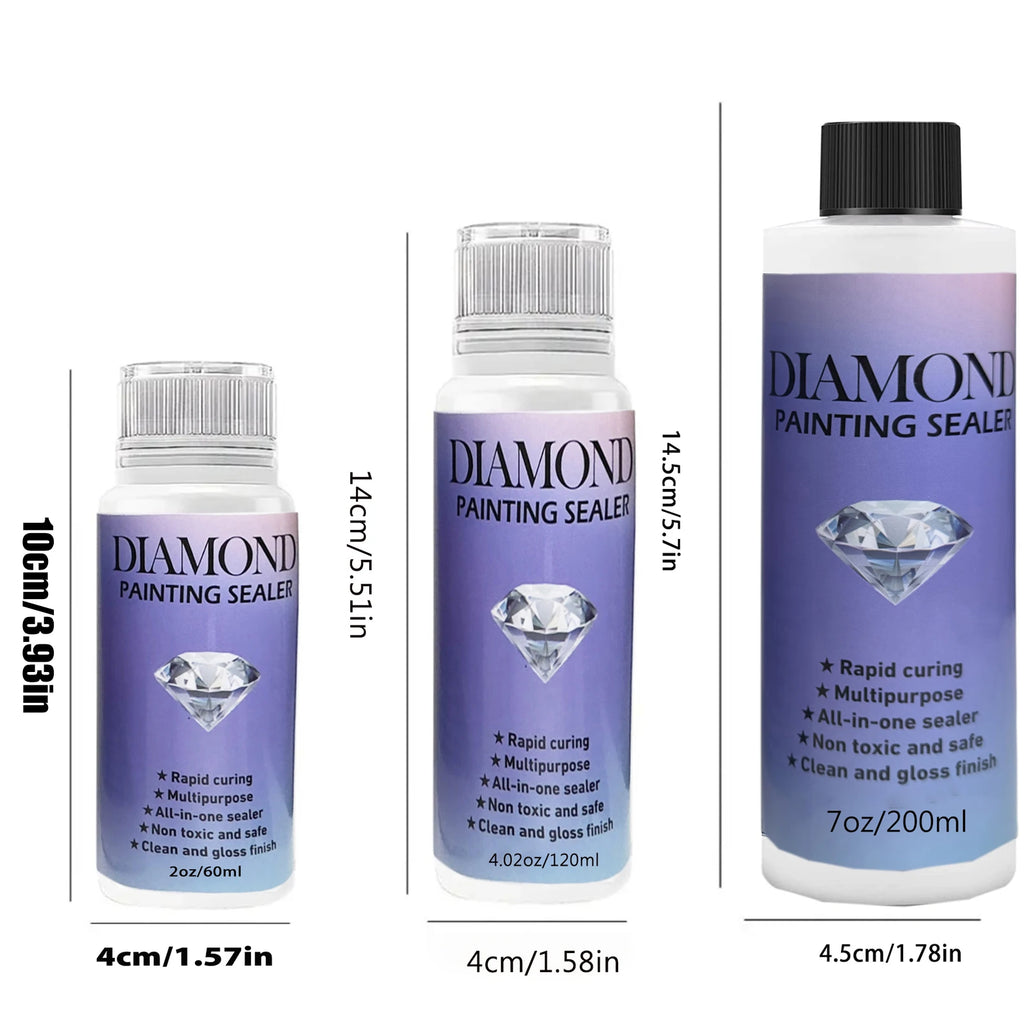 Vernis de Finition Diamond Painting — 60, 120 ou 200 ml
