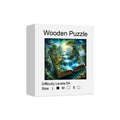 Puzzle en Bois Forêt aux Livres Magiques