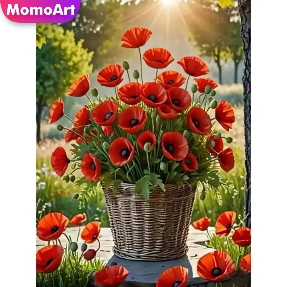 Diamond Painting Coquelicots