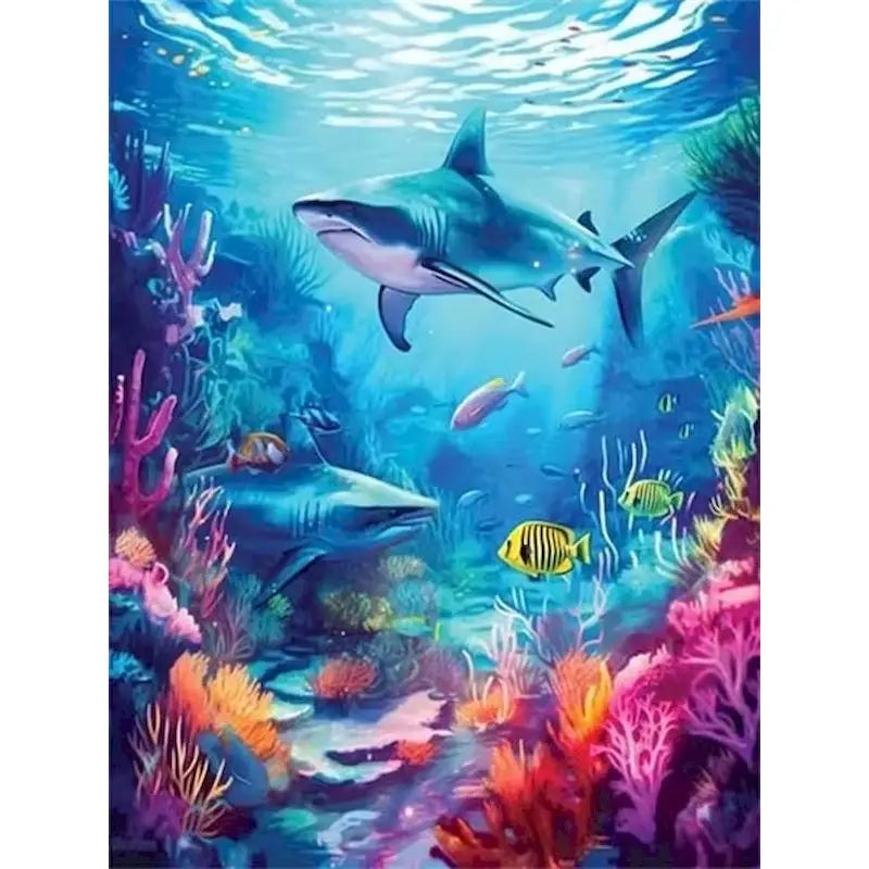 Peinture par Numéros Tortue de Corail