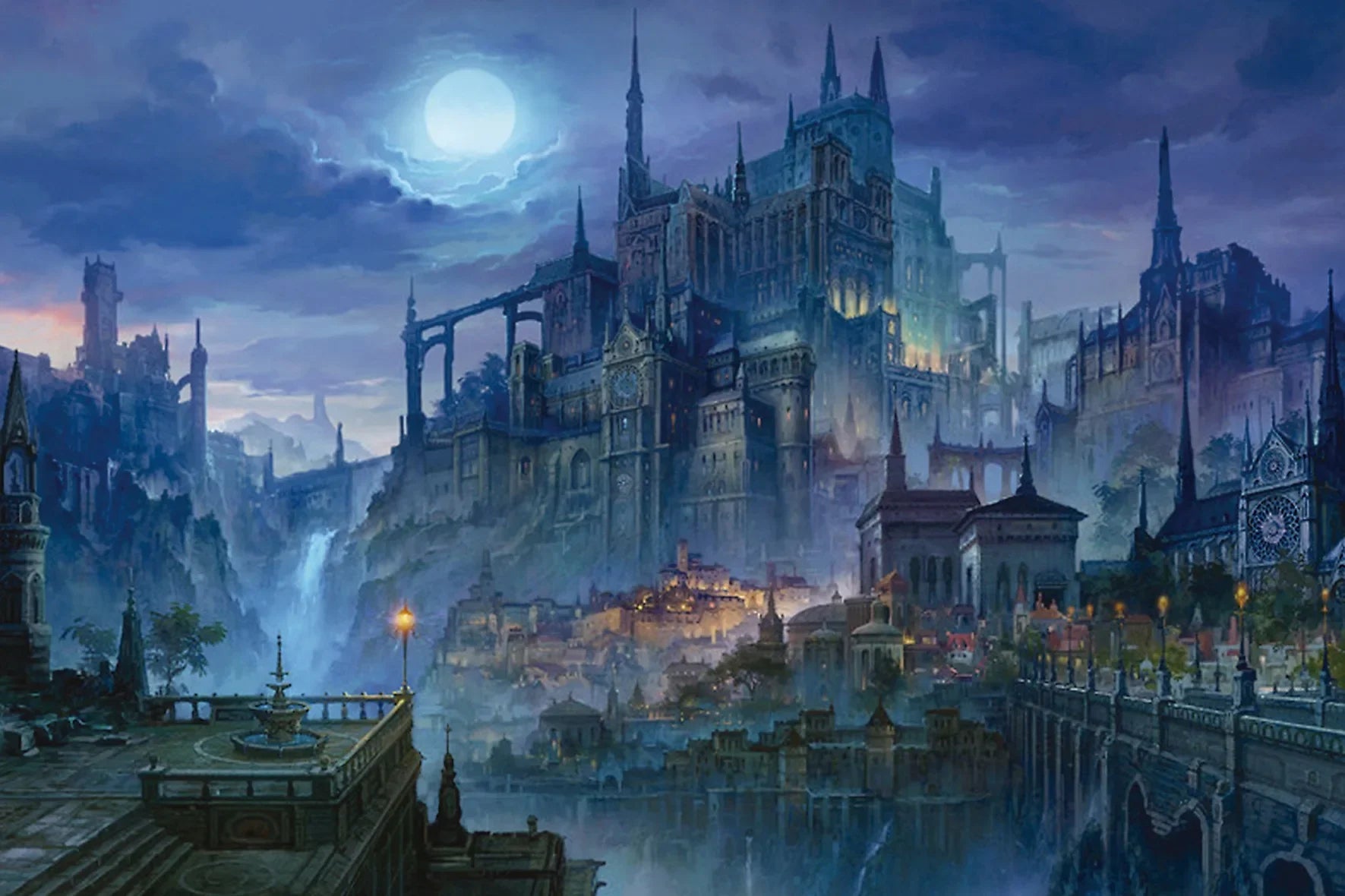 Puzzle Château Gothique — 1000 Pièces