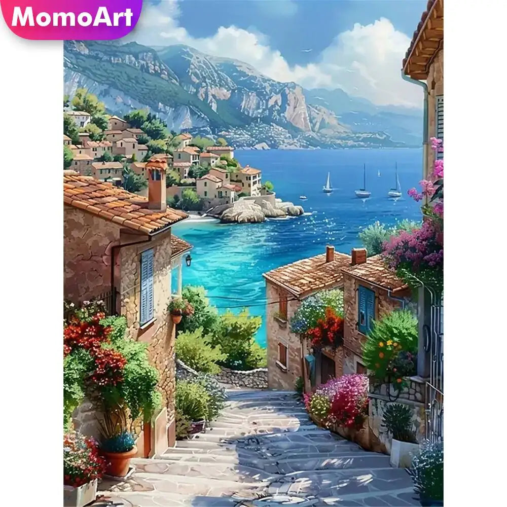 Diamond Painting Ruelle de Bord de Mer