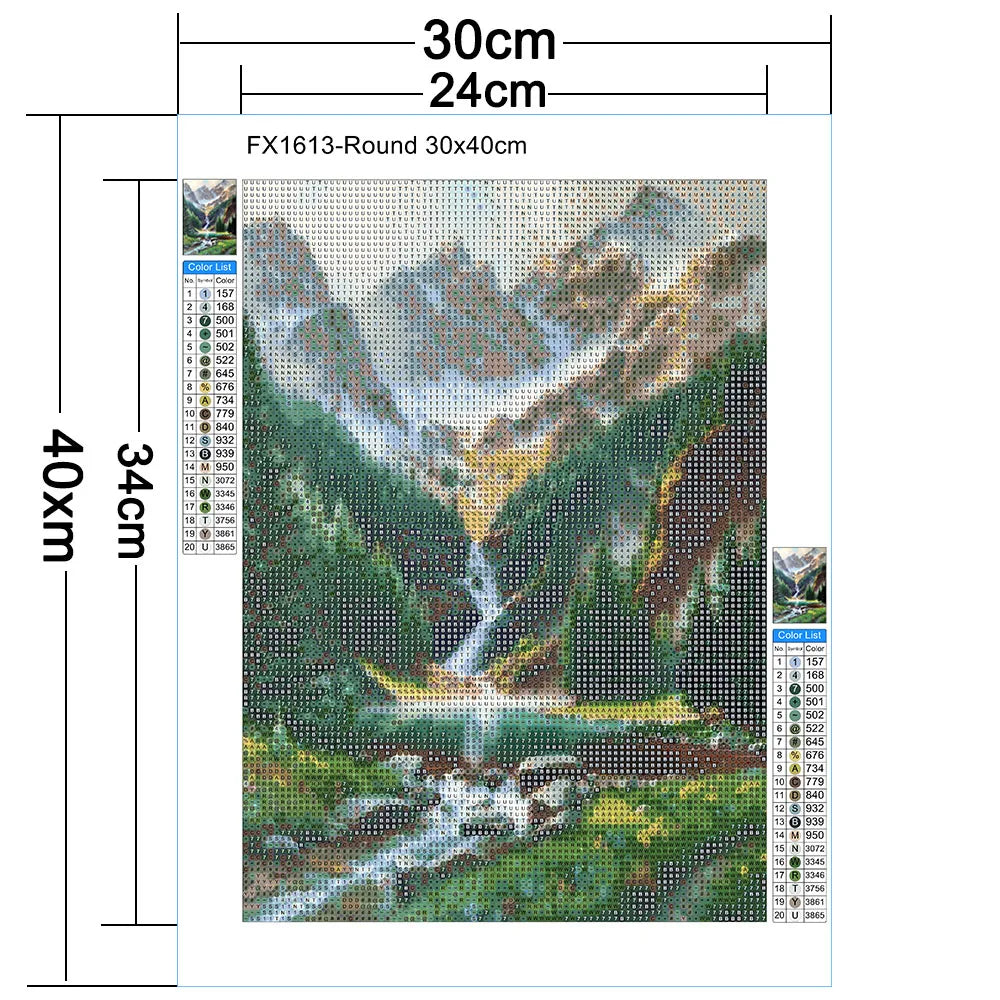 Diamond Painting Forêt — 10 Paysages au Choix
