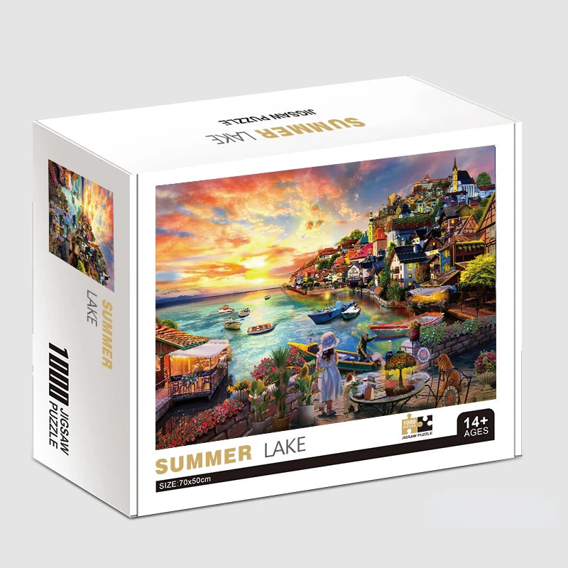 Puzzle Paysages & Chefs-d'Œuvre — 1000 Pièces