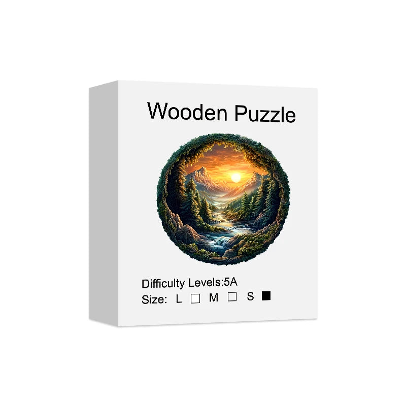 Puzzle en Bois Ruisseaux de Montagne