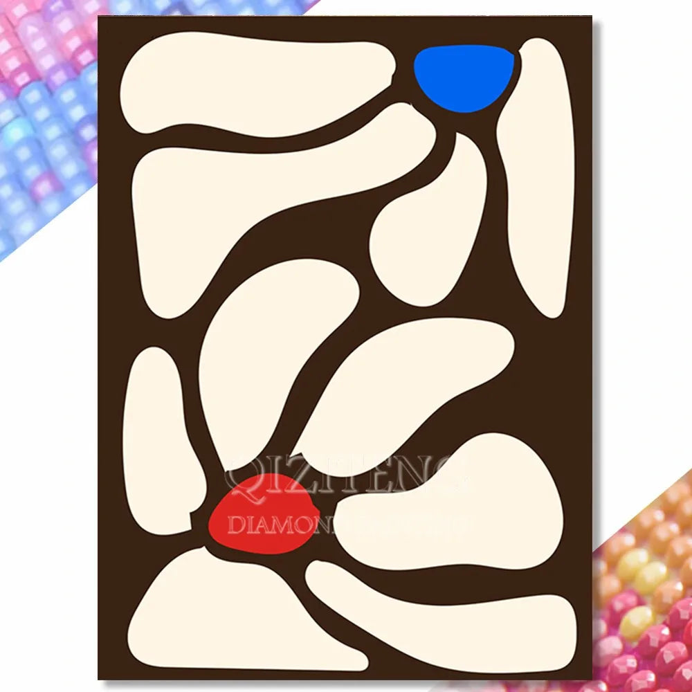 Diamond Painting Formes Abstraites