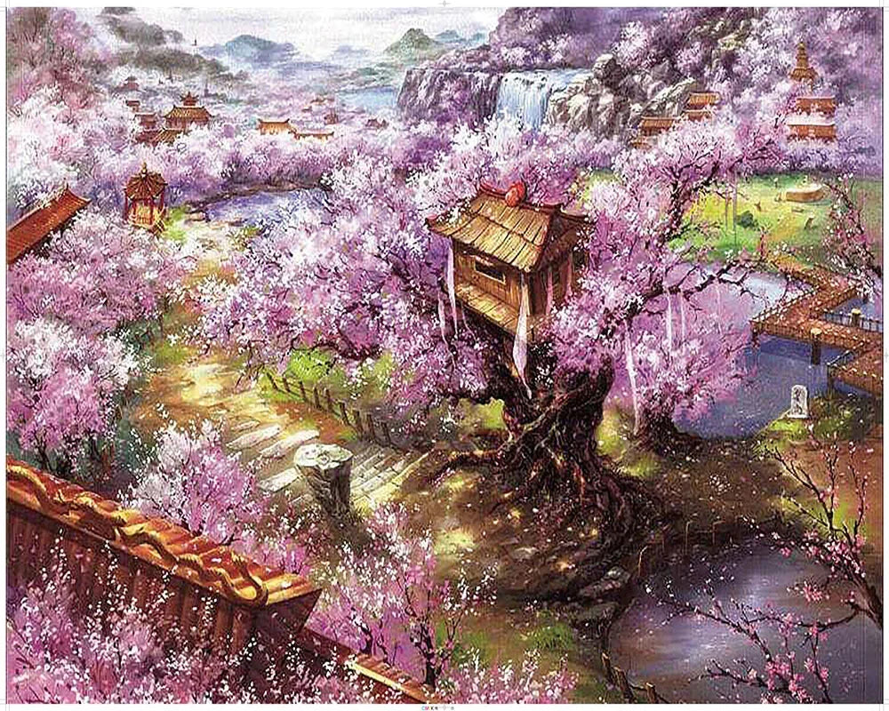 Puzzle Cabane aux Cerisiers — 1000 Pièces