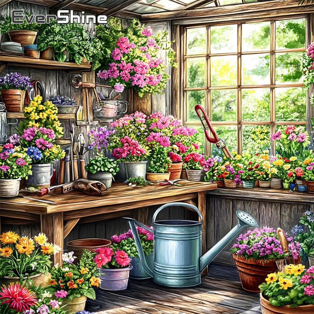 Diamond Painting Jardin Fleuri