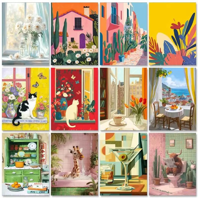 Peinture par Numéros Martini Graphique