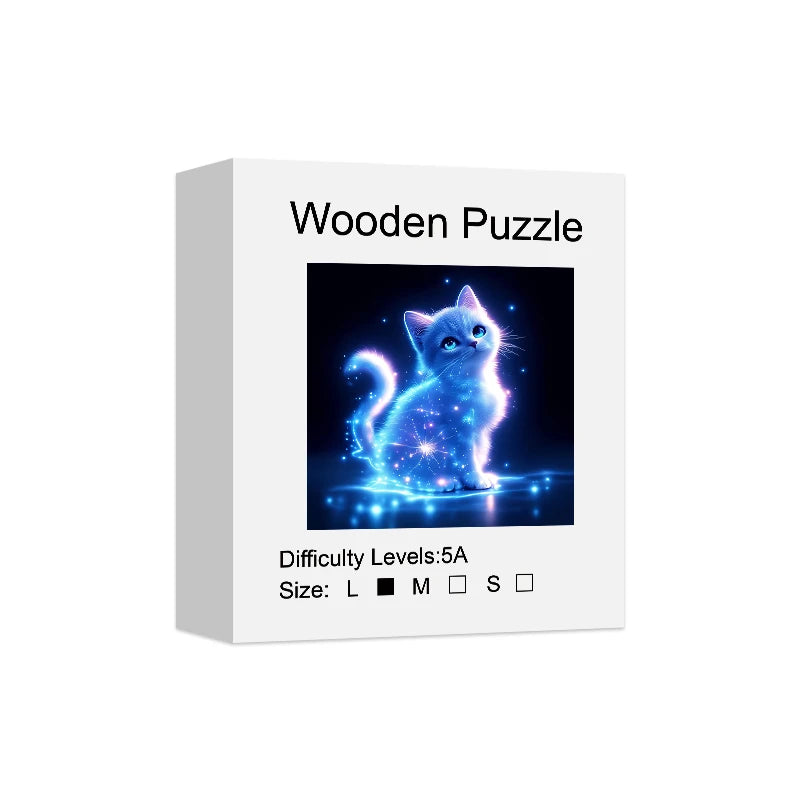Puzzle en Bois Chat