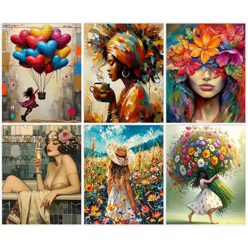 Peinture par Numéros Turban et Café
