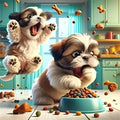 Diamond Painting Chiots Gourmands