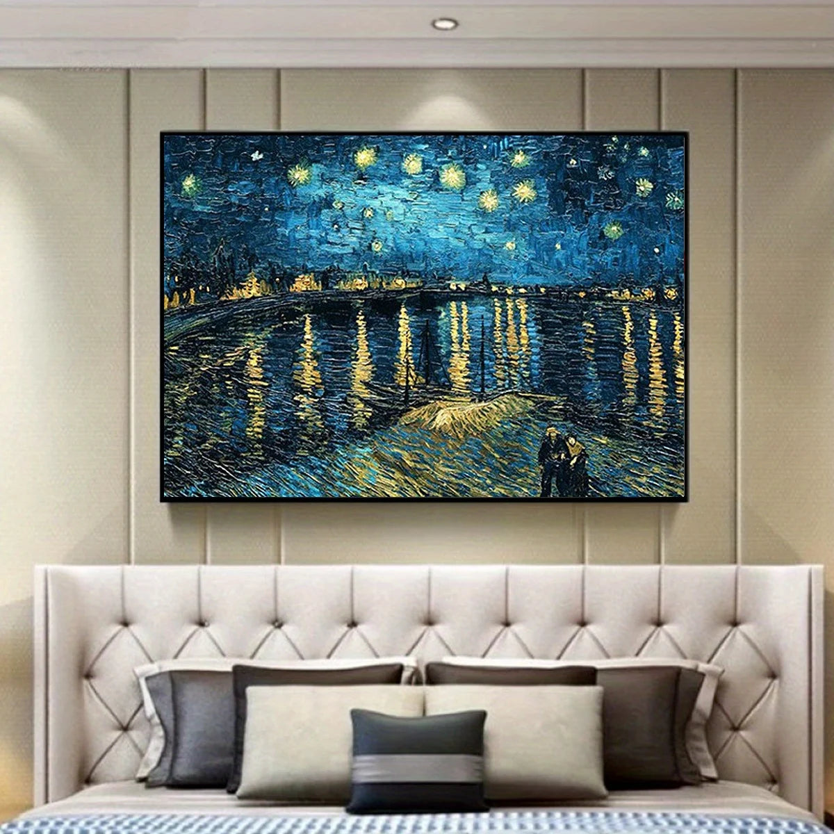 Diamond Painting Nuit Étoilée sur le Rhône