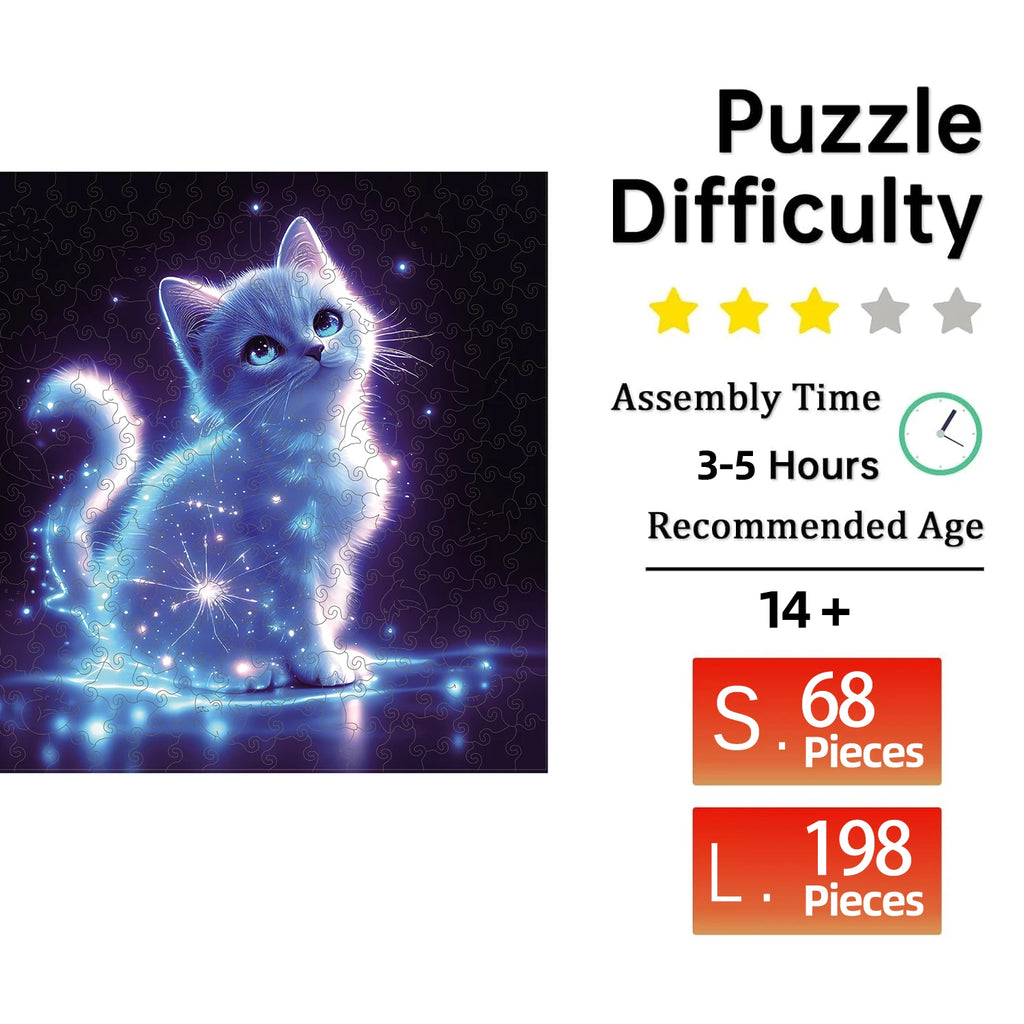 Puzzle en Bois Chat