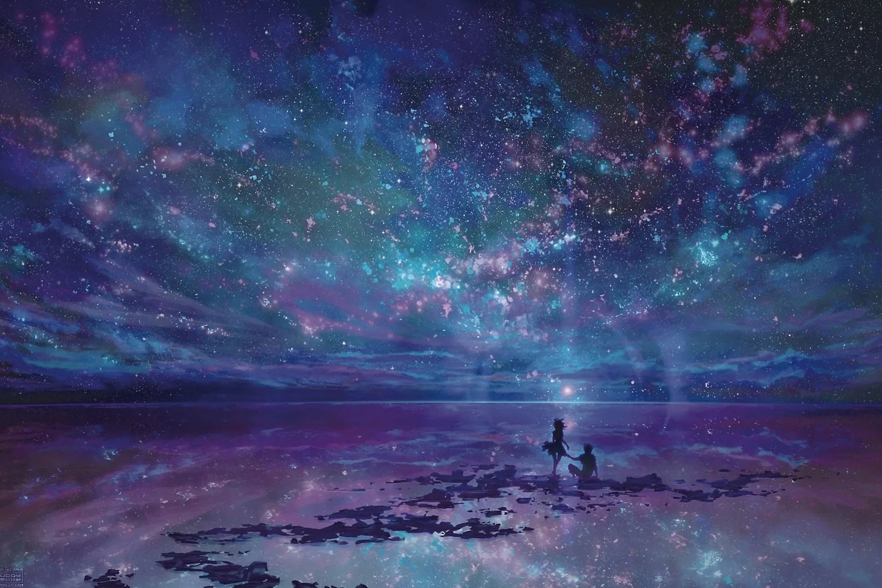 Puzzle Nuit Étoilée sur le Lac — 1000 Pièces