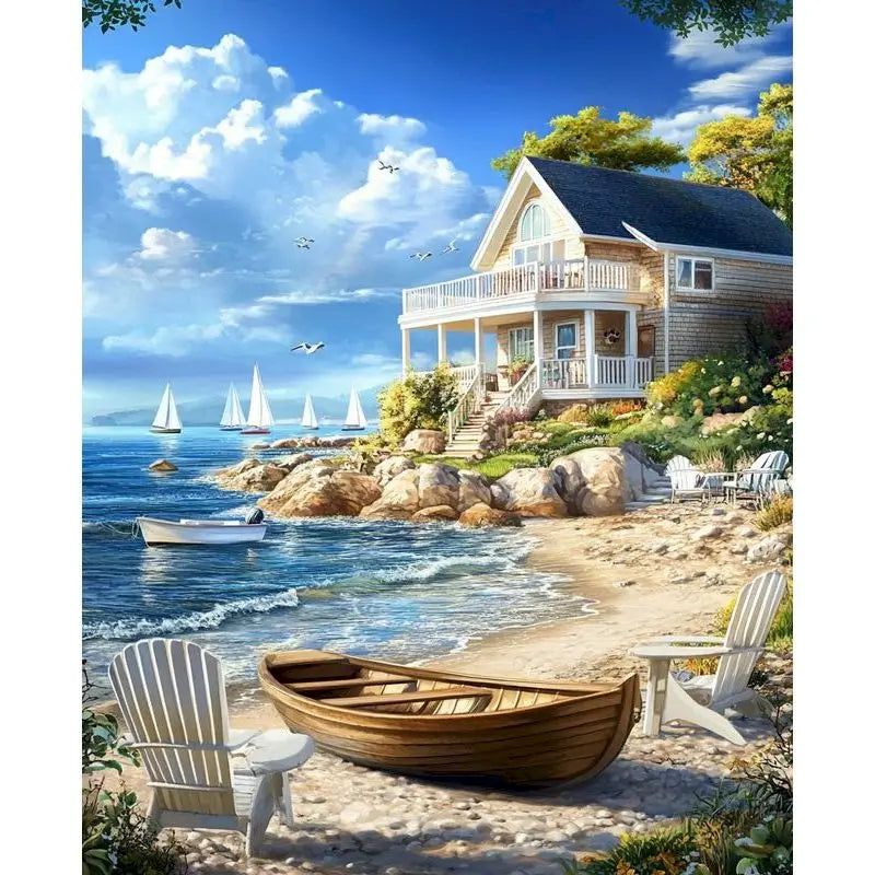 Peinture par Numéros Chapelle du Littoral