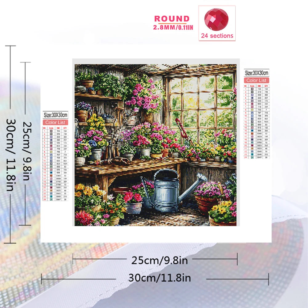 Diamond Painting Jardin Fleuri