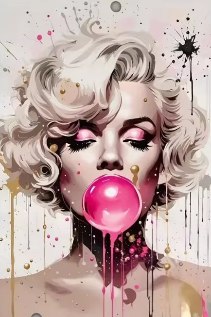 Peinture par Numéros Bulle Rose