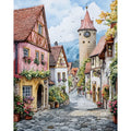 Peinture par Numéros Village à Colombages