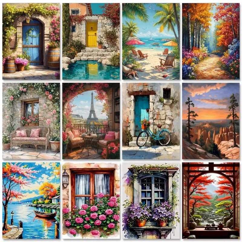 Peinture par Numéros Allée Multicolore