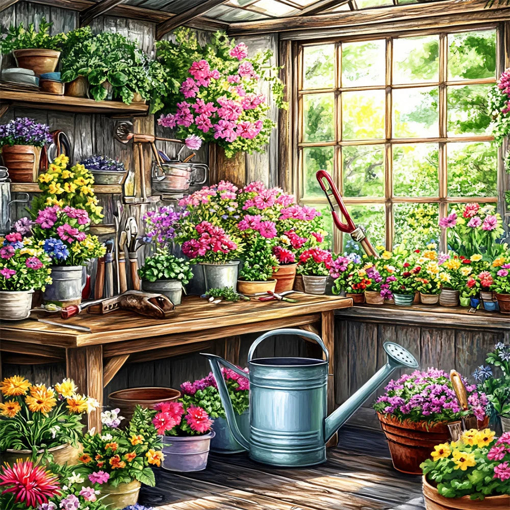 Diamond Painting Jardin Fleuri