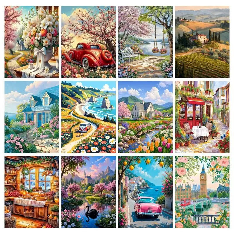 Peinture par Numéros Collines Toscanes