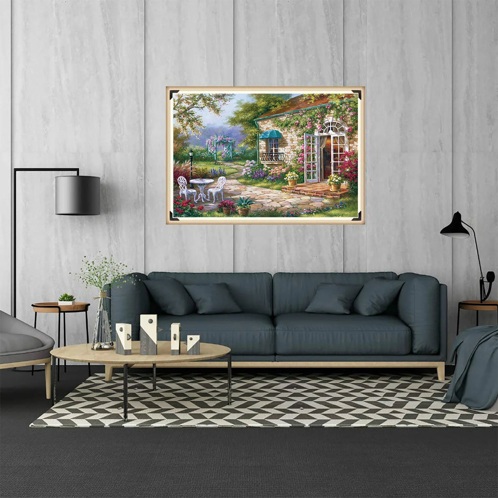 Puzzle Jardin Fleuri — 1000 Pièces