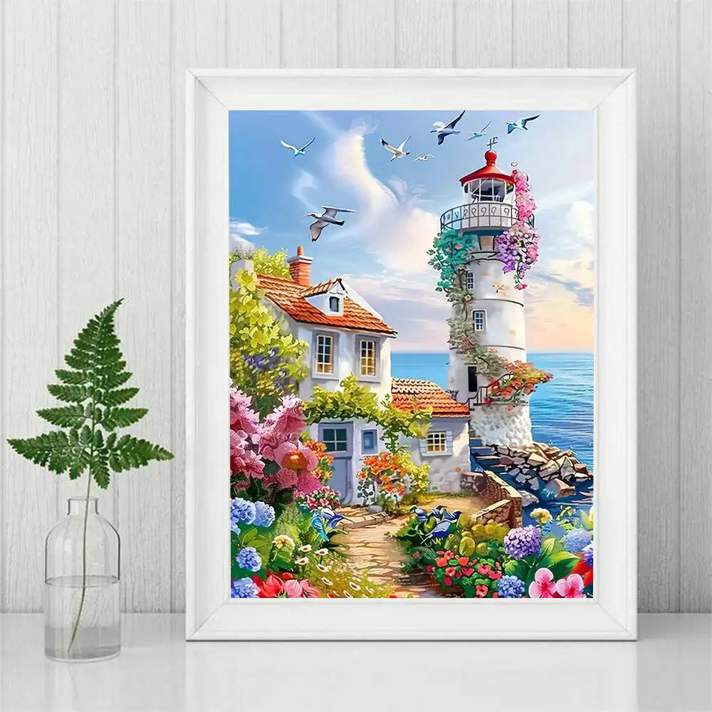 Diamond Painting Phare au Bord de Mer