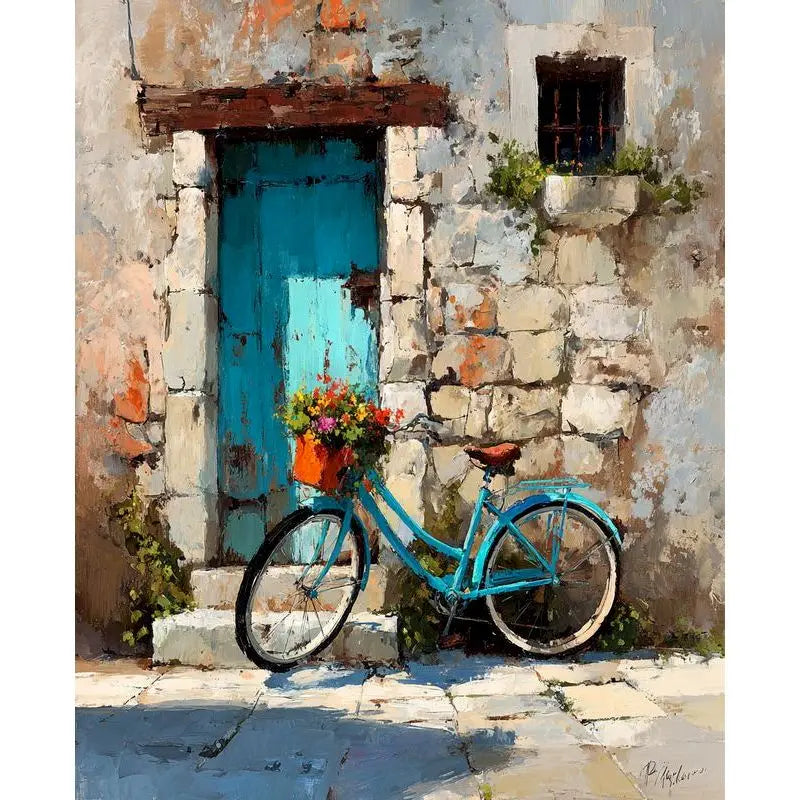 Peinture par Numéros Banc Fleuri