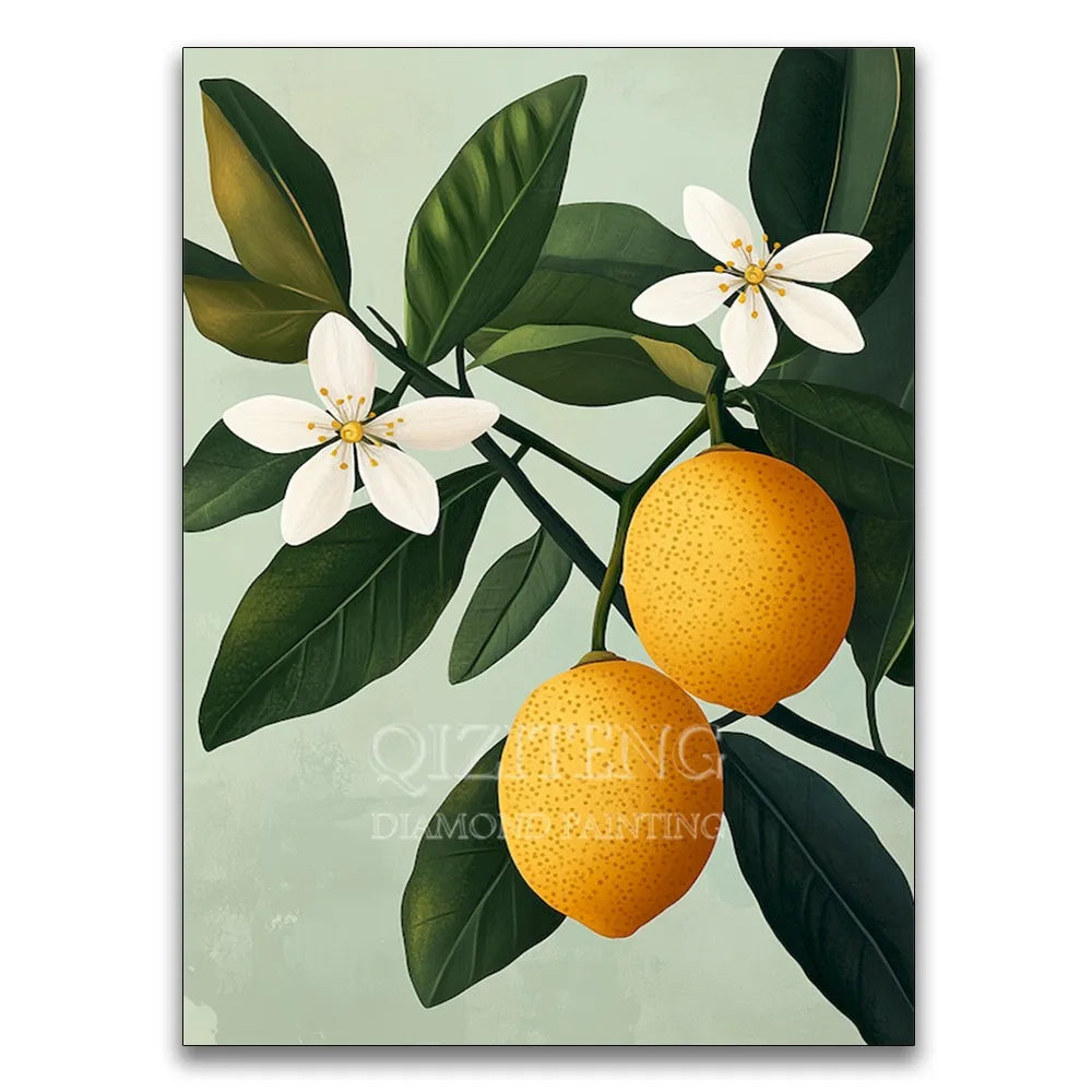 Diamond Painting Branche de Citronnier
