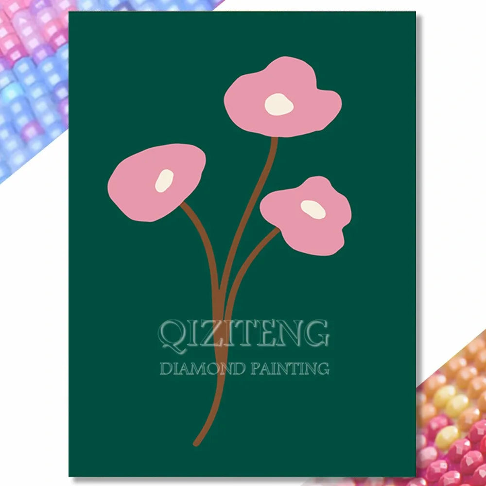 Diamond Painting Duo de Fleurs