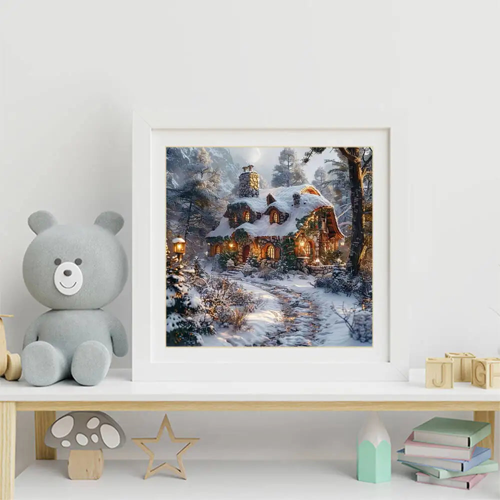 Diamond Painting Chalet sous la Neige