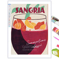 Diamond Painting Affiche Sangria