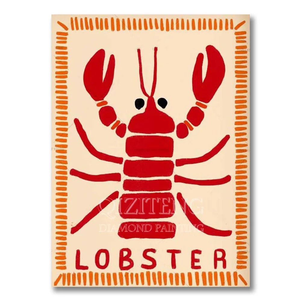 Diamond Painting Homard