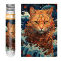 Puzzle Tube Chat Ukiyo-e — 150 Pièces