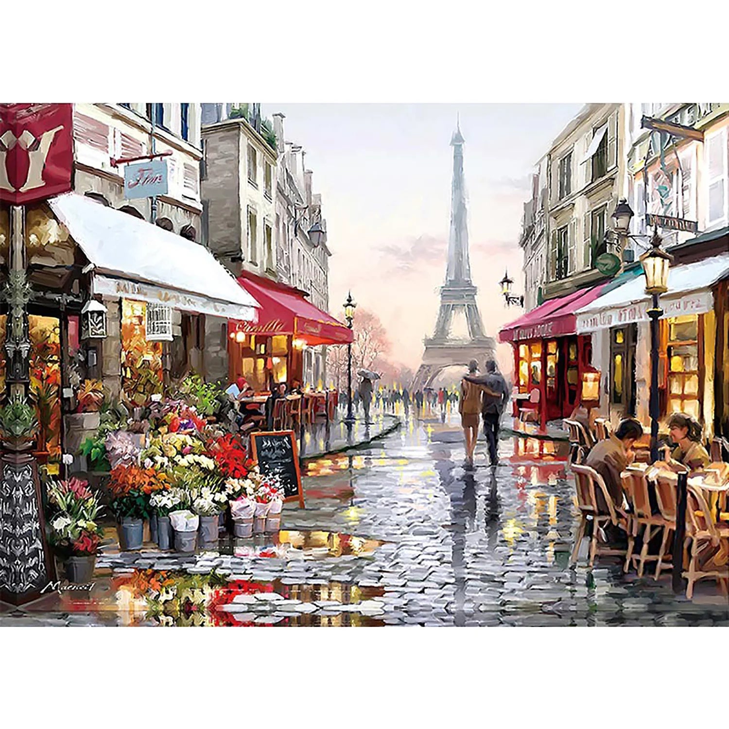 Puzzle Rue de Paris — 1000 Pièces